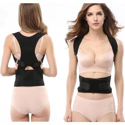 Braces & Supports Adjustable Back Posture Corrector Belt Support Body Corrector Lumbar Shoulder Brace Belt for Man Women