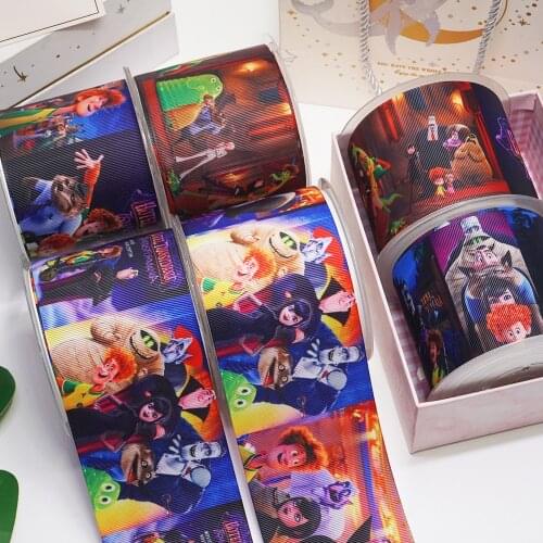 DIY Handmade Materials Printed Grosgrain Ribbon 50 Yard Per Size 55520