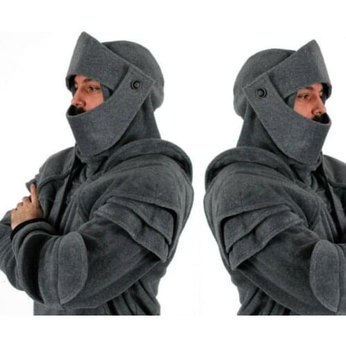 Hooded Knight Mens Hoodies Sweatshirts Spring Overcoats European Vintage Style XXXL Sweatshirt Man Custom Hoodie Outerwear B132