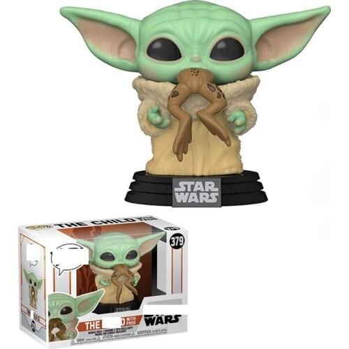 Star Wars Baby Yoda Mandalorian Yoda Action Figure Model Toys Collectible Cute Frog-eating Yoda Baby Dolls Ornament Kids Gift