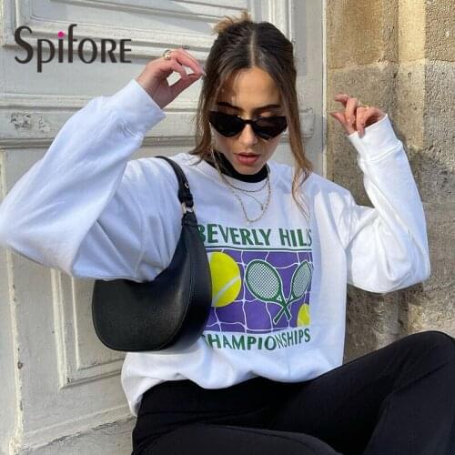 Spifore Women's Sweatshirts With Inscriptions