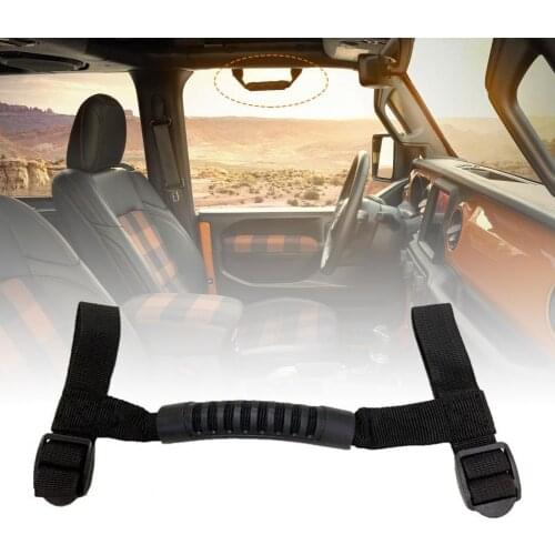 Useful Roll Bar Grab Handle Weather-resistant Non-slip Heavy Duty Canvas Sturdy Grip Bar Handle Easy Installation for Wrangler