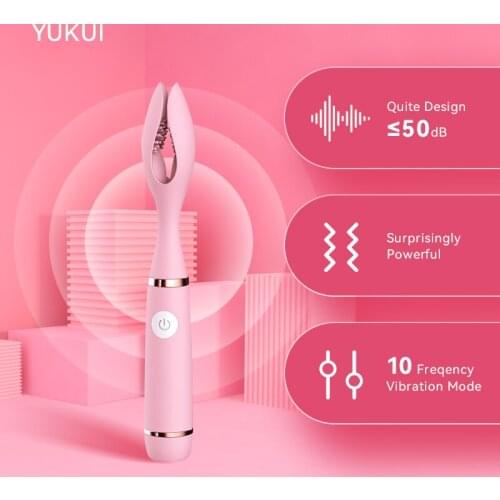 1 Pcs Vibrator For Women Soft Silicon Clitoris Stimulator Waterproof Female Massager Stick Masturbator Erotic Adult Sex Products