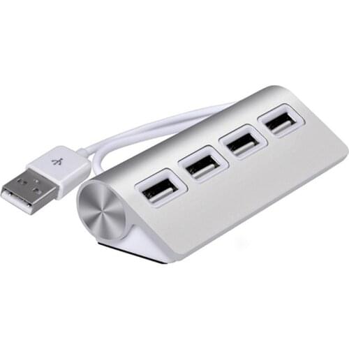 Aluminum USB 3.0 2.0 Hub Multi-USB Splitter Adapter 4 Ports High Speed Mini Multiple Usb3.0 HUB Port Expander for PC