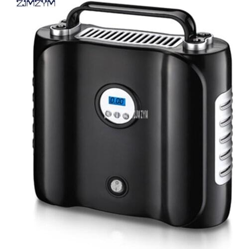 Car Inflatable Pump Vehicle Parallel Bars Inflation Pump Metal Tire Double Cylinder 12V High-power Portable Hit Air Pump TBG-9S