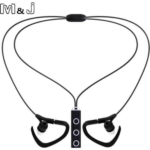 M&J BT-51 Ear Hook Wireless Bluetooth CSR V4.1 Earphones Studio Music Stereo Headphones Sport Running Headset With Microphone