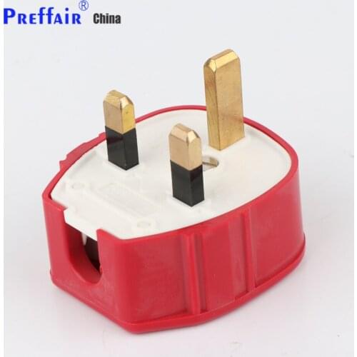 BP0025 MK Hospital Property 13UK HiFi DIY Hi-end AC Power Electric(M) Fused 13A Male 3 Pin UK British Plug Fuse Connector