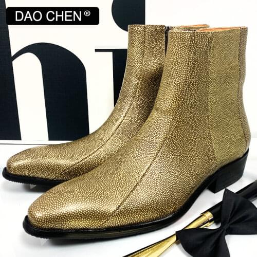 Мужские ботинки челси DAOCHEN China At AliExpress