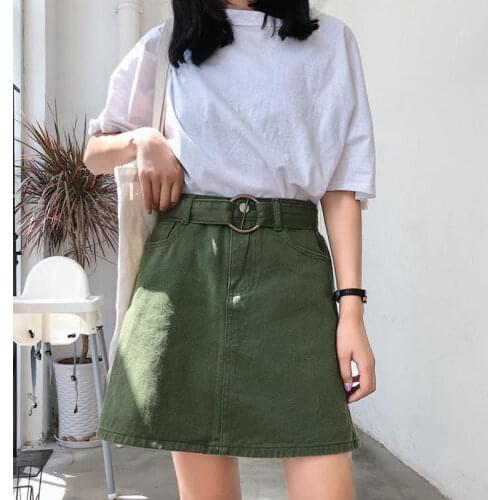 Cheap Wholesale 2018 New Summer Hot Selling Womens Fashion Casual Sexy Denim Shorts Skirt L64