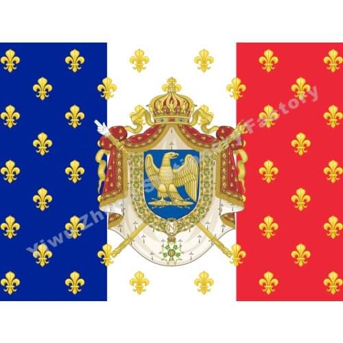 Napoleon-C Flag 150X90cm (3x5FT) 120g 100D Polyester Double Stitched High Quality Banner Free Shipping