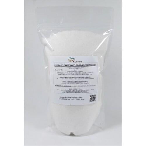 Hydrosoluble diamonic phosphate 21-57-00. Pack 5 Kilos. Nutrient fertilizer used as attractive fruit fly