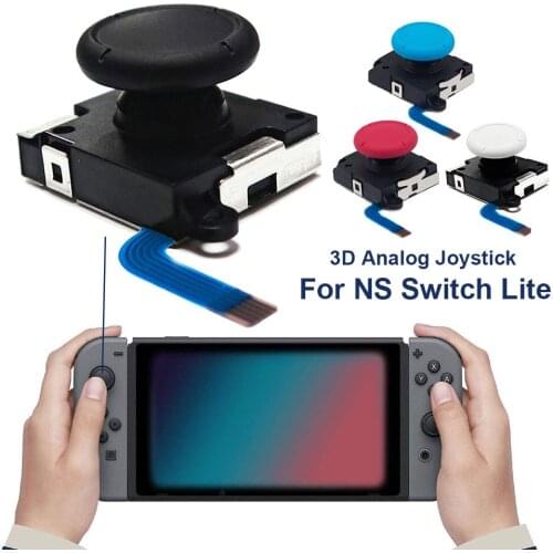 Game Controller Durable Plastic Convenient 3D Analog Joystick Game Console Gamepad
