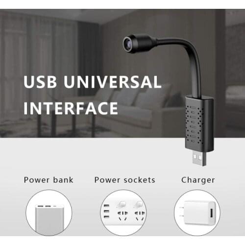 NEW FULL HD W11 Mini WIFI USB IP Camera Home Security Motion Detection Remote Monitoring 120Degree Wide Angle View Cloud Storage