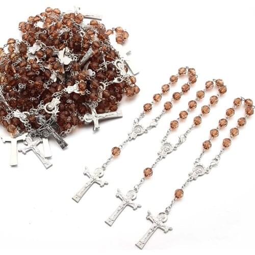 Cross angel Rosary Bracelets Christening Baptism wedding Confirmation First 1st Communion baby dedication church decoration gift