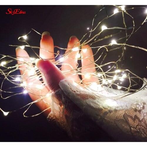 Outdoor Lights1/2/3/5/10m LED Lamps Waterproof Christmas Decoration for Garden Street 5z