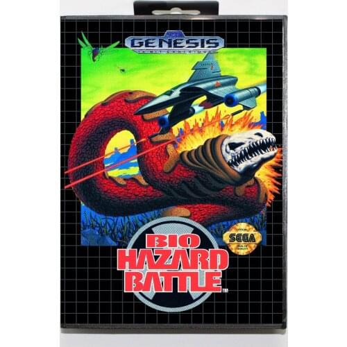 New 16 bit MD game card - bio hazard battle with Retail box For Sega genesis system