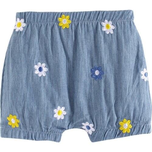 27kids Clothes Shorts Summer Striped flowers swim Teenager and Childern Pants Toddler Casual Style 2-7Years