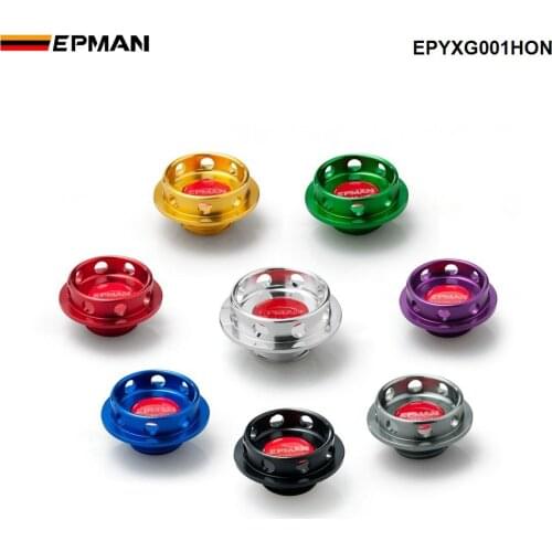 EPMAN Sport Power Oil Fuel Filter Racing Engine Tank Cap Cover For Honda Acura Integra EPYXG001HON