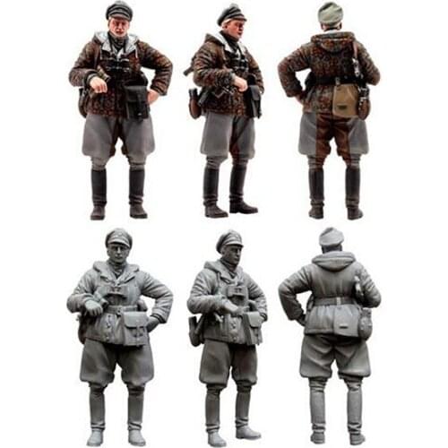 1/35 Scale Die-cast Resin White Model Russian Soldier War Model Requires Manual Coloring Model Free Shipping