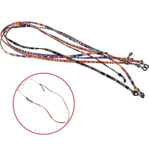 1PC Appr 75cm Ethnic Style Men Women Multi Color Glasses Rope 6mm Sunglasses Neck Cord Strap Eyeglass String Holder 4 Styles