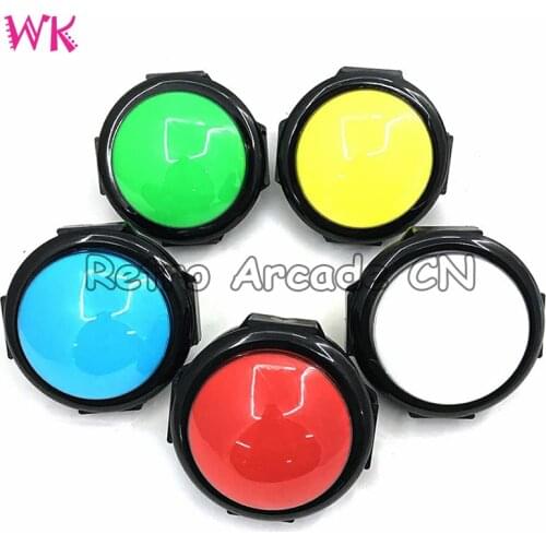 100mm 10cm 5 colors Jumbo Dome Illuminated Arcade Push Button Switch Machine Pressure Controler Switches free shipping