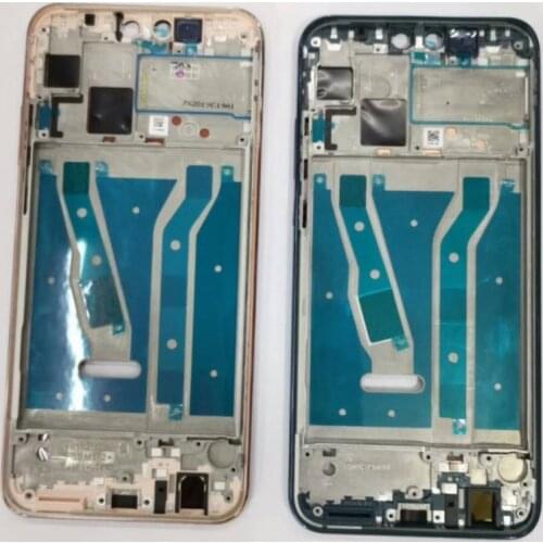 100% original For Huawei Y9 2019 LCD Screen Supporting Frame Front frame Bezel Housing Cover Replacement Repair Parts MIXUEWEIQI