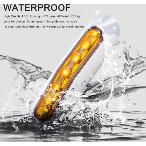 2pcs 12v 24v Led Side Marker Lights for Trailer Trucks Caravan Side Clearance Led Lorry Amber Red White Marker Light Lamp 10-30V