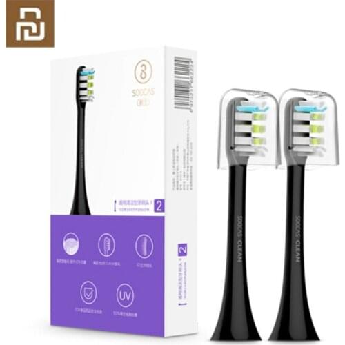 Original 2PCS SOOCAS Replacement Toothbrush Head for SOOCAS / SOOCARE X3 Mi Home APP Control Bluetooth Teethbrush