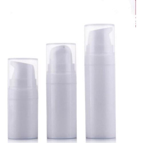 Free shipping - 1000 x 5ml White mini Airless Pump Lotion Bottle,sample and test bottle ,Airless Container,Cosmetic Packaging
