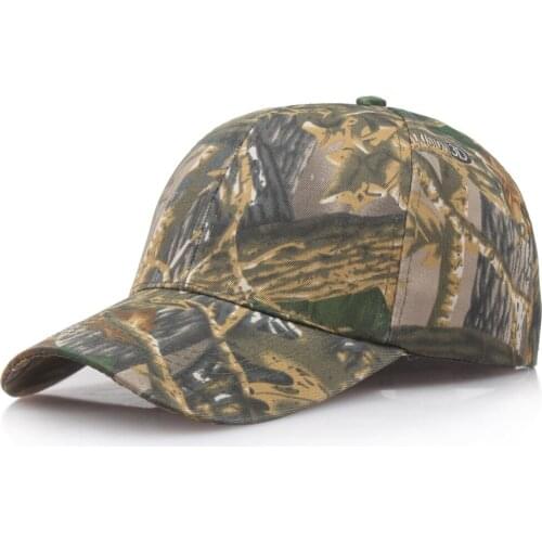 New Camouflage Hats For Men Women Cotton Camo Baseball Cap Outdoor Climbing Hunting Camo Hats Army Camo Snapback Dad Cap