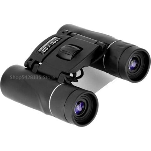 Binoculars with high magnification 100x22 3000M-30000M zoom foldable optical lens, used for outdoor hiking and bird watching