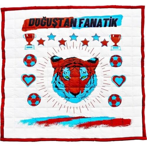 Burgundy Blue Elite Series Baby Play Mats Cotton Baby Mat 150 × 150 cm