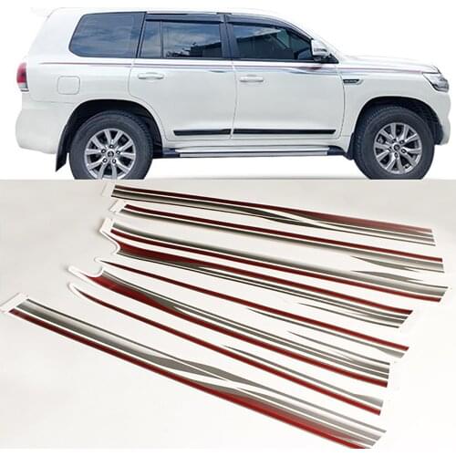 For Toyota Land Cruiser 200 LC200 2016 2017 2018 2019 2020 Vinyl Decal Car Body Door Side Door Body Stickers Stripes Styling