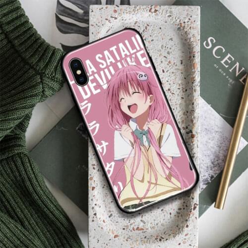 Lala Satalin Deviluke manga Tempered Glass Soft Silicone Phone Case Cover Shell For iPhone SE 6s 7 8 Plus X XR XS 11 Pro Max