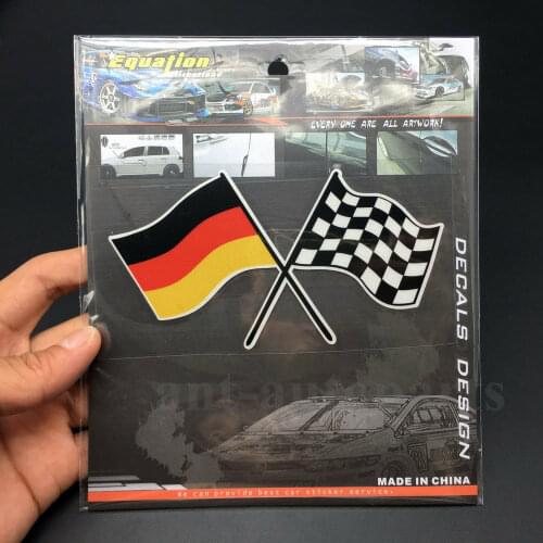 New Germany Flag Auto Car Trunk Emblem Badge Decal Sticker Motorcyle Oil Tank