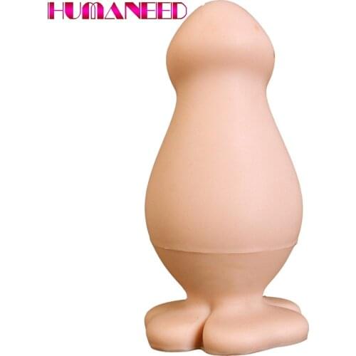 Huge Anal Plug Silicone Large Anal Toys for Women Butt Plug Prostate Massage Vaginal Stimulation Dilator Anal Dildos for Couples