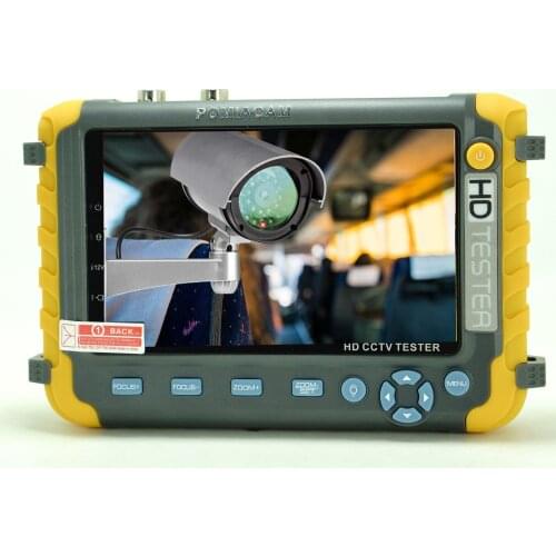 Professional CCTV Tester IV8W 5 Inch TFT LCD 5MP AHD TVI 4MP CVI Analog CVBS Security Camera Tester VGA HDMI Input PTZ UTP