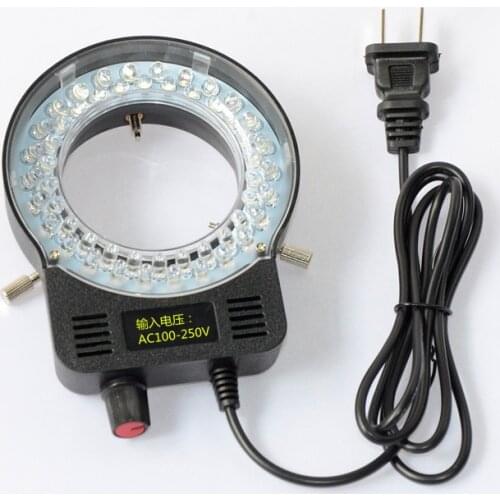 Industrial 52 Microscope Ring Light LED Ring Light Illuminator with Dimmer for Stereo Microscope