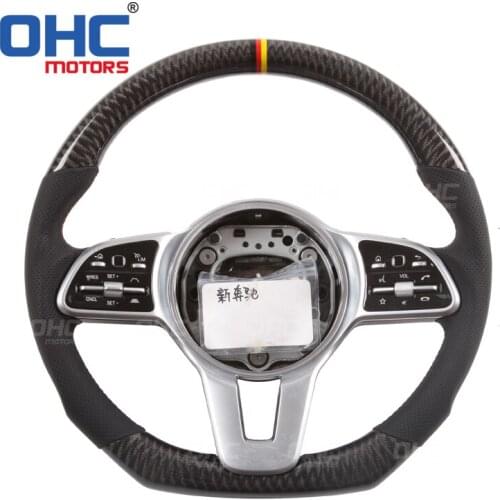 Real Carbon Fiber Steering Wheel for Mercedes Benz A C E GLE class