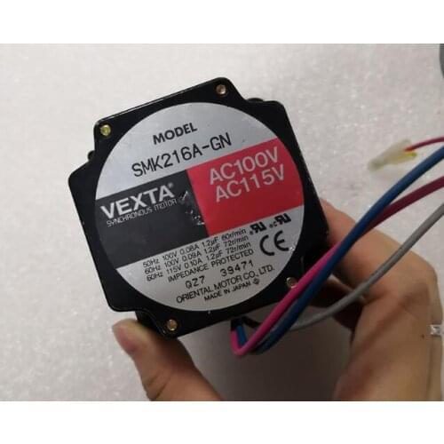 SMK216A-GN 110V USED one , Servo Motor , Good Working