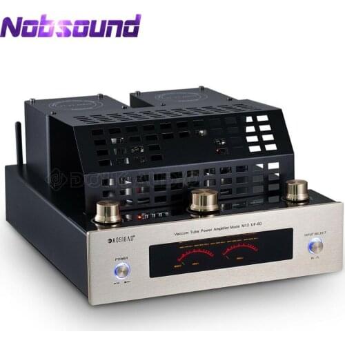 Nobsound HiFi Bluetooth Vacuum Tube Amplifier Stereo Audio Class AB Power Integrated Amp Music Playerwith USB/SD Card Play