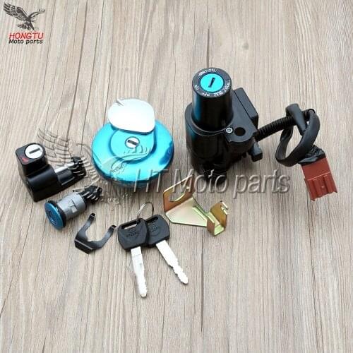 Motorcycle Lockset Ignition Key Switch Fuel Gas Cap Seat Lock Keys For Honda CB400SS CB400 SS CB 400SS