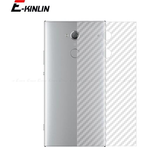 5pcs/lot 3D Carbon Fiber Protective Back Film For Sony Xperia XA2 XA1 XA Ultra Plus Rear Screen Protector Not Tempered Glass