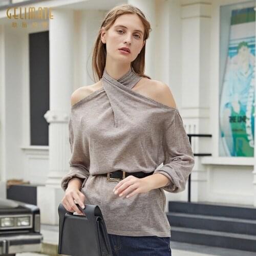 Women pullover sweater grey knitted turtleneck sweaters plus large size sexy 2019 autumn winter top knitwear free ship