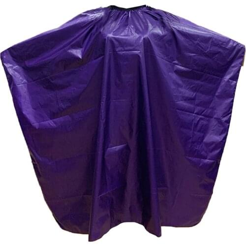 1pc Waterproof Salon Apron Thickened Hairdressing Cape Haircut Cape (Purple)