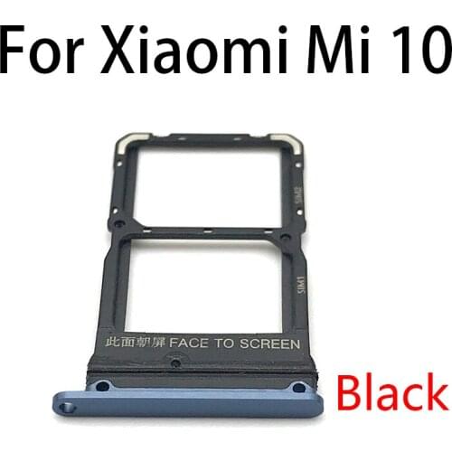 10PCS For Xiaomi Mi 10 Mi10 Pro Mi 10T Lite Poco X3 Sim Card Tray Slot Holder Adapter Socket Phone Replacement Parts