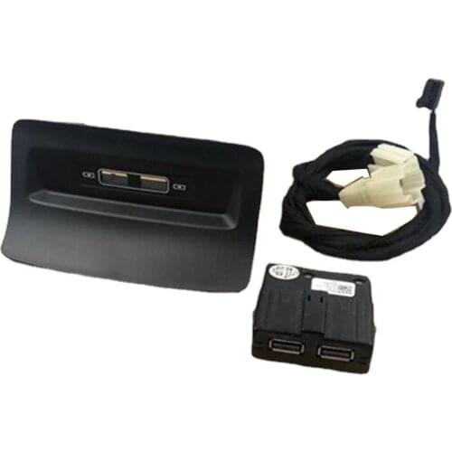 5QD035726L 5QD 035 726L Rear Seat USB Socket Armerst USB Adapter for Skoda Kodiaq Karoq 5QD 035 726 L