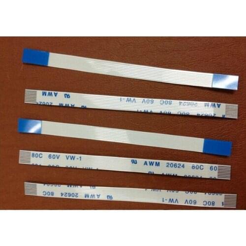 Free shipping 100pcs Flat Ribbon Flex Cable 0.5mm pitch 80mm, 8 pin E118077 AWM 2896 80C VW-1 Power Button