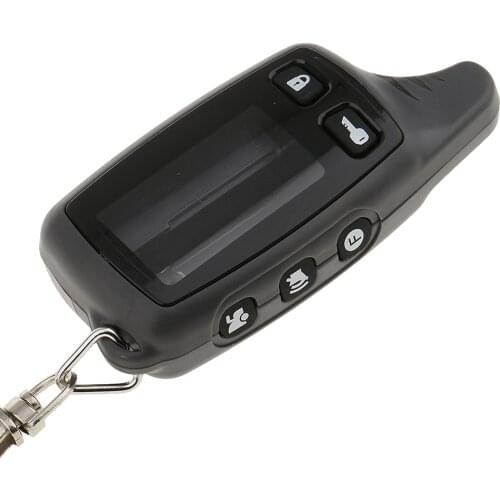 Case & Keychain for Russian Tomahawk TW9010 LCD Remote Two Way Car Alarm