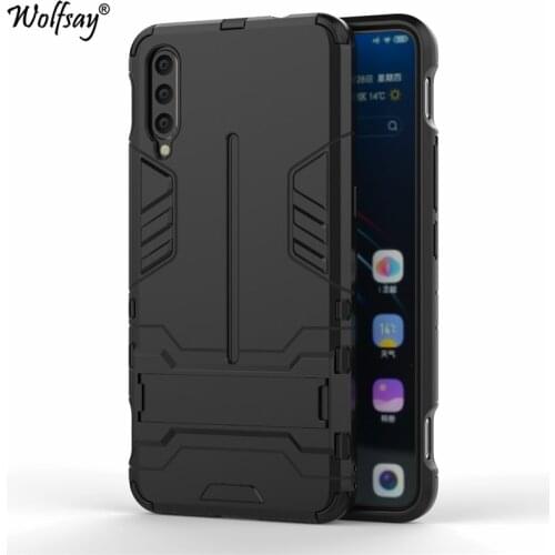 Wolfsay Cover For Vivo iQOO Case Slim PC + Soft Rubber Armor Phone Case For BBK VIVO iQOO Cover vivo iQOO Business Fundas 6.41"